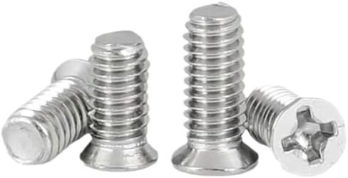 304 Steel M6 Screw Small Head Screw Thin Countersunk Head Dia 7.8 9 10mm Electronic Phone Computer Screw Bolt Thinner Drive(M6X15X7.8) in Saudi Arabia