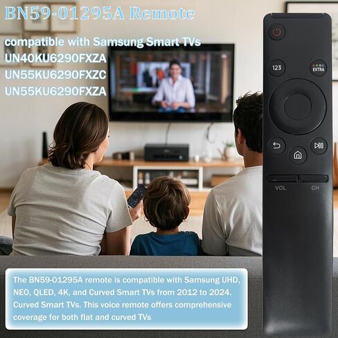 BN59-01295A Universal Remote Compatible with Samsung 2024-2012 Smart TVs in Saudi Arabia