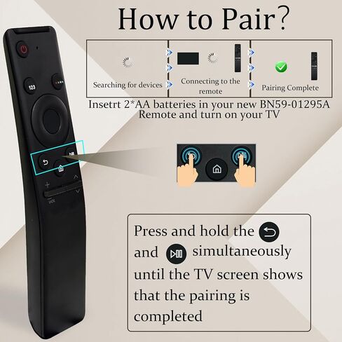 BN59-01295A Universal Remote Compatible with Samsung 2024-2012 Smart TVs in Saudi Arabia