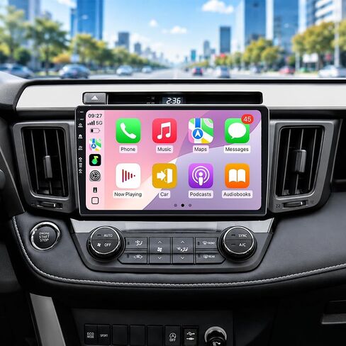 5G-WiFi6 (4Core 64G ROM) Car Radio Stereo for Toyota RAV4 2013-2018,10 inch Touch Screen Head Unit with Wireless Carplay Android Auto GPS Bluetooth SWC FM HD Backup Camera in Saudi Arabia