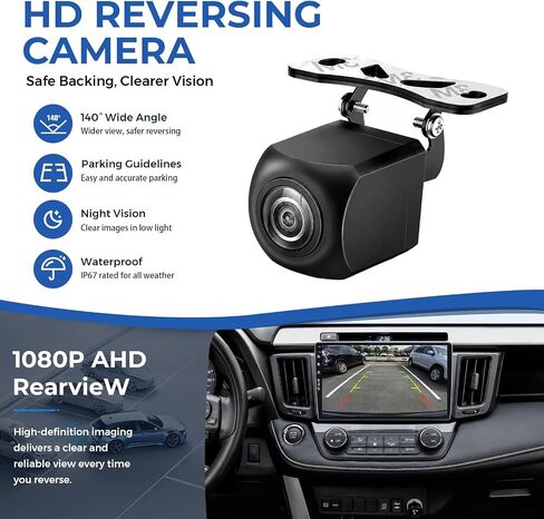 5G-WiFi6 (4Core 64G ROM) Car Radio Stereo for Toyota RAV4 2013-2018,10 inch Touch Screen Head Unit with Wireless Carplay Android Auto GPS Bluetooth SWC FM HD Backup Camera in Saudi Arabia