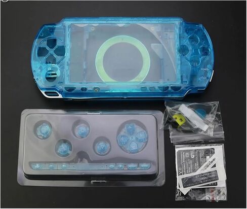 Full Housing Shell Cover Case with Button Case Shell Housing Cover with Buttons Kit for PSP 1000 for JCD(White) in Saudi Arabia