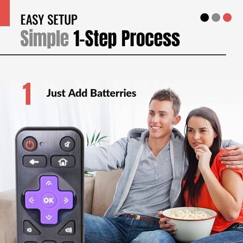[3-Pack] Anderic RRLF26 (No Programming Needed) Replacement Remote Control for Most Roku TVs Such as ONN, Hisense, Philips, TCL, Hiro in Saudi Arabia