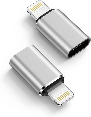2-Pack USB C to Lightning Adapter, Type C to Lightning Adapter Fast Charger in Saudi Arabia