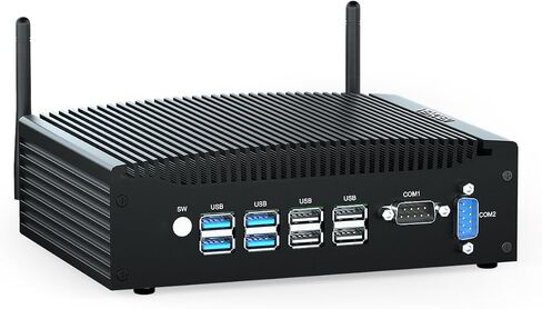 Industrial Mini PC Core i5 1235U, 10C/12T, Win11 Pro, 16GB RAM 256GB SSD in Saudi Arabia