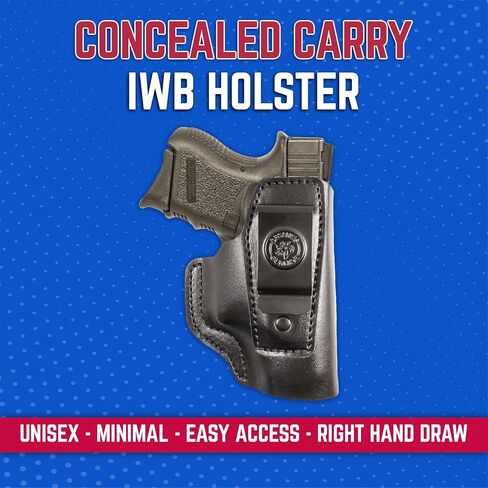 Desantis Insider Holster - Fits Glock 26, 27, 33 & More - Right Hand, Black in Saudi Arabia