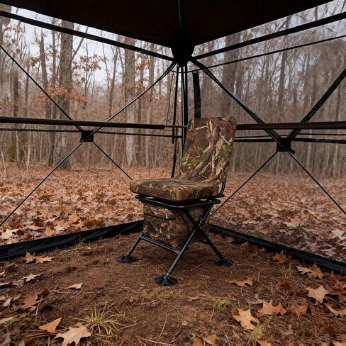 FUNHORUN Hunting Chair with Storage Bag, 360 Degree Swivel Hunting Seat in Saudi Arabia