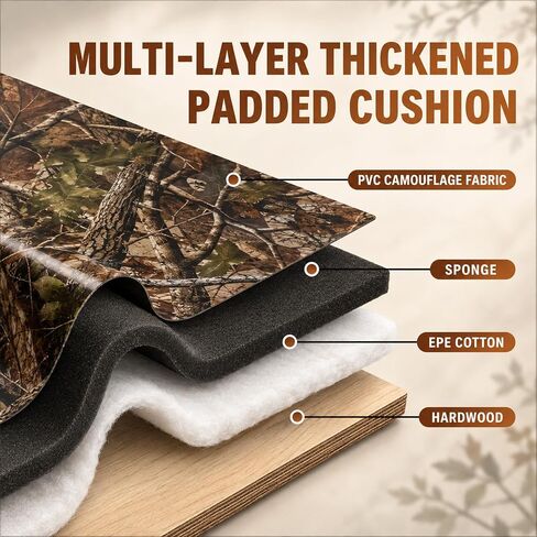 FUNHORUN Hunting Chair with Storage Bag, 360 Degree Swivel Hunting Seat in Saudi Arabia