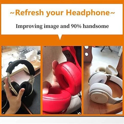 Pro Replacement Earpads Memoery Foam Ear Cushion Covers Compatible with Monster Beats by Dr.Dre PRO/Detox Headphones (Black) in Saudi Arabia