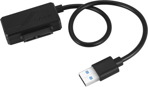 SATA Laptop CD/DVD Adapter Cable USB 2.0 to SATA II 7+6 13-Pin in Saudi Arabia