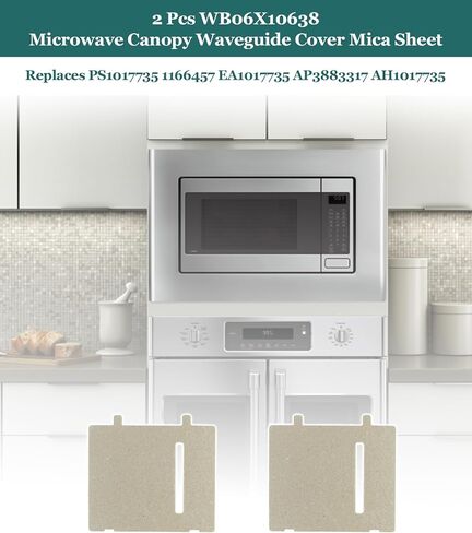 2 Pcs WB06X10638 Microwave Canopy Waveguide Cover Mica Sheet in Saudi Arabia