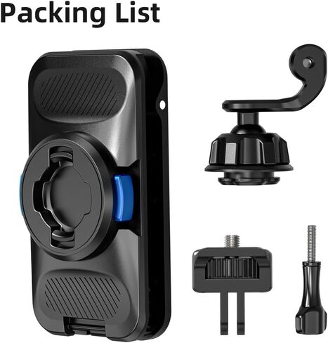 360° Rotation Magnetic Backpack Clip Mount, Quick Release Shoulder Strap Clip Holder Compatible with Insta360 X5/X4/X3 and Other Action Camera in Kuwait