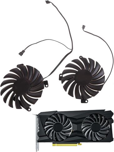 Cooling Fan Graphics Card Cooler for INNO3D RTX3070 LHR 8GB TWINX2 BlackGold Extreme Video Card Fan Cooler in Saudi Arabia