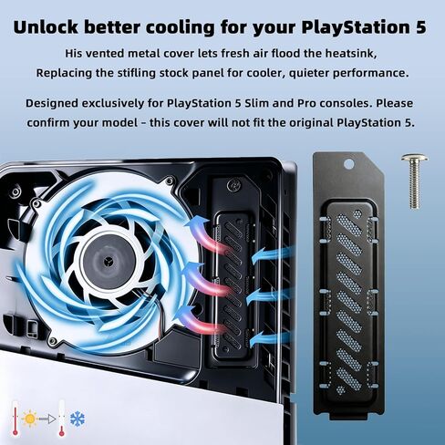 طقم مبرد SSD وغطاء غبار لجهاز PS5 Pro/PS5 Slim in Kuwait
