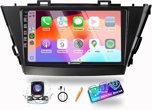 for Toyota Prius V Alpha LHD 2012-2017 2G+64G CarPlay Android Auto Navigation Stereo GPS Radio Reverse Camera Display 9" IPS Touchscreen Headunit Tablet Pad Media Player, if Applicable Quad Core in Saudi Arabia