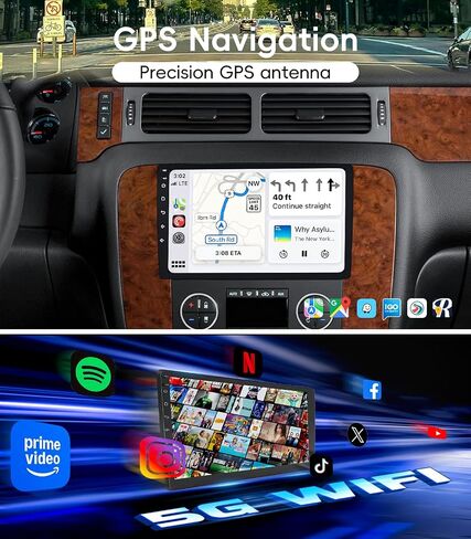 4G+64GB Car Radio for Chevy Silverado 2007-2013 Tahoe Yukon GMC Sierra in Saudi Arabia