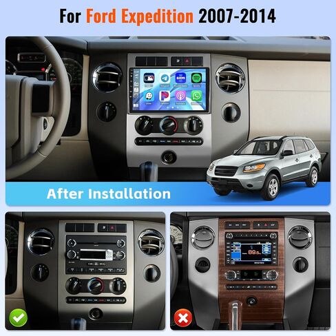4+64G Android 15 Car Stereo for Ford Expedition 2007-2014, 9" Touchscreen in Saudi Arabia