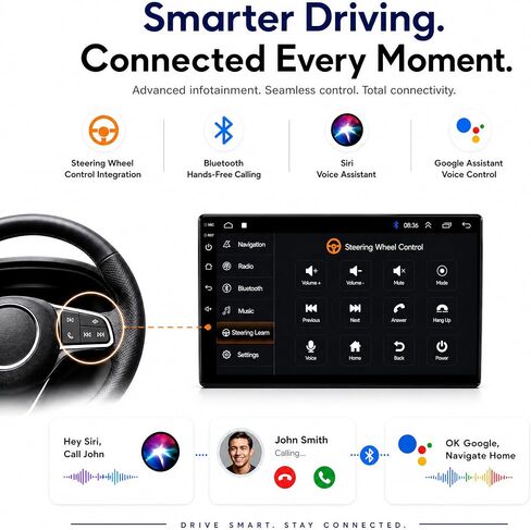 Android 14 Car Radio Stereo for Honda Acura RDX 2013-2018, 9 Inch Touch Screen Dash Kit with Wireless CarPlay Android Auto GPS Navigation Bluetooth SWC WiFi 5G DSP RDS FM Camera in Saudi Arabia
