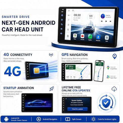 Android 14 Car Radio Stereo for Honda Acura RDX 2013-2018, 9 Inch Touch Screen Dash Kit with Wireless CarPlay Android Auto GPS Navigation Bluetooth SWC WiFi 5G DSP RDS FM Camera in Saudi Arabia