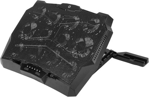 Laptop Cooling Pad, 3500RPM Type C 12 Fans 5 Height Adjustable Portable Cooler Stand with Powerful Airflow, for Laptop and Tablet in Saudi Arabia