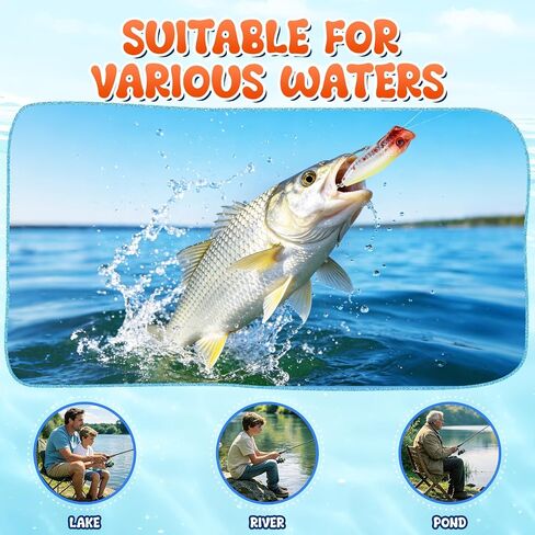 25 in 1 Fishing Lures Kit, Surprise Fishing Bait Set with 3D Eyes Poppers, Minnows, Crankbait, Frogs & Shrimp, Freshwater Fish Tackle Gear Gifts for Men Father Husband in Saudi Arabia
