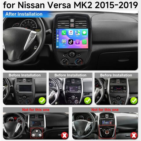 ASURE Android 15 8-Core Car Stereo Radio for Nissan Versa Sedan 2015-2019 in Saudi Arabia