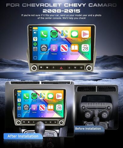 4G+128G Android 15 Car Stereo for Chevrolet Chevy Camaro 2008-2015 in Kuwait