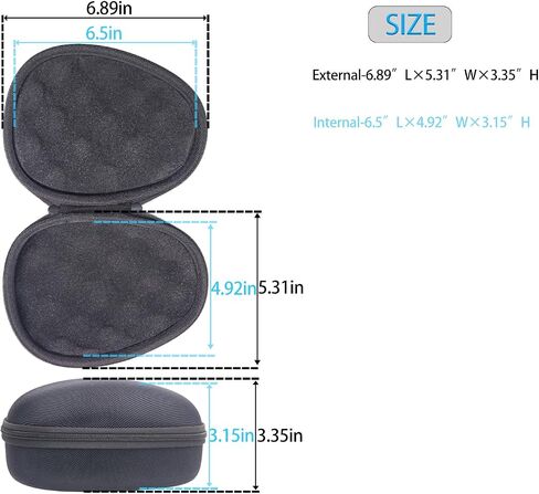 Hard Protective Travel Case Compatible with Baitcasting/Bater/Giratório/Raft Reel Fishing Accessories Bolsa de armazenamento in Saudi Arabia