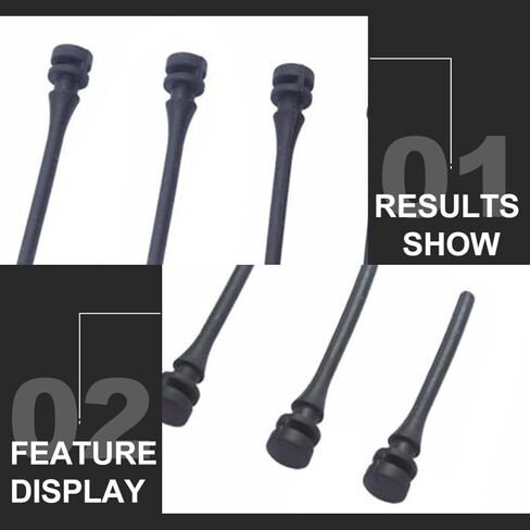 Generic 20pcs PC Case Fan Screws Silicone Noise Canceling Long Screws for Computer Cooling Easy to Install in Kuwait