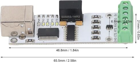 FT232 USB to TTL Serial Converter Adapter, Status Indicators & Function Pins Adapter, Serial Converter Module, Ideal for 11 10 7 & OS X in Saudi Arabia