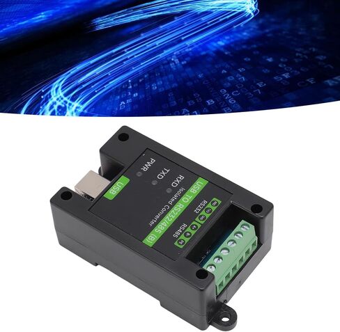USB to RS232 RS485 Converter, FT232RNL Chip Industrial Grade Isolated USB Converter with 3 LED Indicator, Support Multi Communication Interface Conversion & Multi System, Ideal in Saudi Arabia