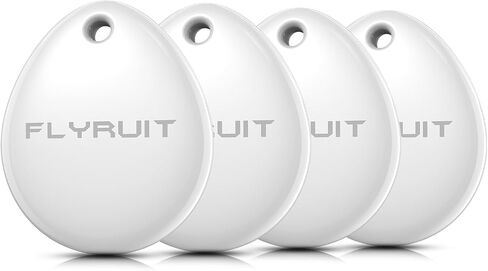 Air Tracker Tags-4 Pack for Apple Find My, iOS Only, Official MFi Certified in Saudi Arabia