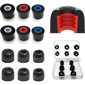 Memory Foam Replacement Earbud Tips, (4.5-6mm) with Threaded Grip in Kuwait
