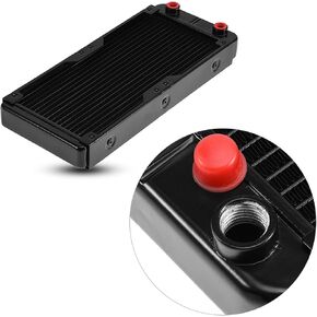 GOWENIC Black Aluminum Water Cooling 18 Tube PC Gift in Saudi Arabia