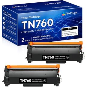 TN-760 TN760 High Yield Black Toner Cartridge Compatible Replacement for Brother TN 760 DCP-L2550DW HL-L2350DW HL-L2370DW HL-L2390DW HL-L2395DW MFC-L2710DW MFC-L2750DW Printer(2 Pack) in Saudi Arabia