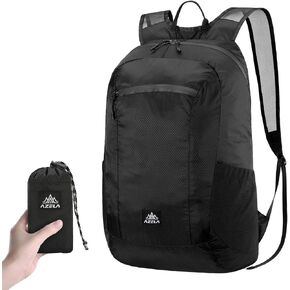 YAPJEB Lightweight Hiking Backpack, Breathable Daypack for Running Cycling Climbing Marathon Camping for Men and Women(01 Black) in Saudi Arabia
