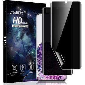 2 حزمة شاشة شاشة الخصوصية لـ Samsung Galaxy S10 Plus [Not Glass] ، واقي شاشة TPU المرن المضاد للخلفي ، ودعم التغطية الكاملة 3D المنحنية in Kuwait