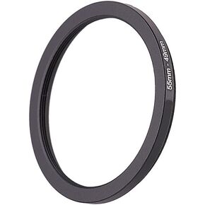 Metal 55-49 Step Down Adapter Ring 55mm-49mm Compatible with All 55mm Male Camera Lens & 49mm Female Filter Hood Cap Accessories in Saudi Arabia