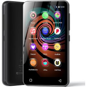 160GB MP3 Player with Bluetooth and WiFi, innioasis Music Player with Spotify,Pandora,Amazon Music,4" Touch Screen Android MP4 MP3 Player for Kids with Libby,Audible,Spotify Kids(Black) in Saudi Arabia