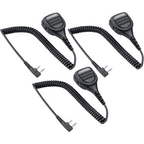 commountain Heavy Speaker Mic Compatible for Baofeng Radios BF-F8HP UV-82HP UV-5R UV82 UV82C UV5R5 UV5RA UV5RE UV5X3 and Kenwood BTECH Retevis Samcom Radios, Walkie Talkie Microphone in Saudi Arabia