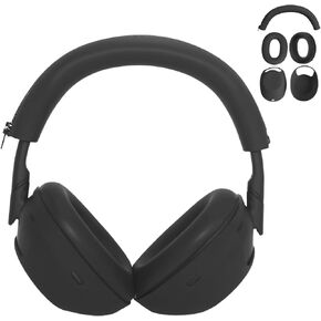 Adhiper 3in1 XM6 Covers Accessories for Sony WH-1000XM6 - Black in Saudi Arabia