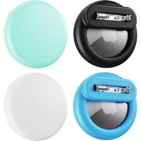 Compatible for Air Tags-4 Pack Apple Kids Hidden,for Kid, Elderly, Luggage, Clothing (Black Sky Blue White Mint Green) in Saudi Arabia