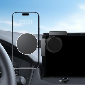 360° Adjustable Magnetic Phone Holder for Accord Hybrid 2023-2026 12.3 Inch, Screen-Friendly for MagSafe Magnetic Car Dash Phone Holder in Saudi Arabia