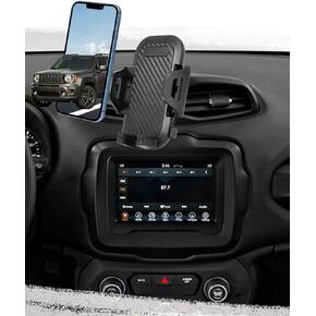 oricarmes Jeep Renegade Phone Holder for Jeep Renegade Accessories 2023 2024 Custom Fit for Renegade Phone Mount 2015-present Compatible for All Cell Phones in Saudi Arabia