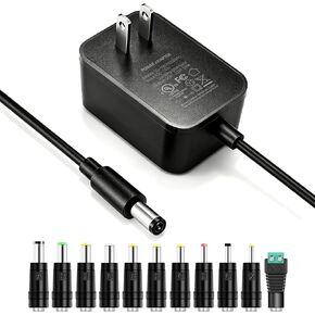 9V 2A Power Supply AC Adapter DC 2 Amps for 100mA-2000mA 9 Volt Electronics in Saudi Arabia