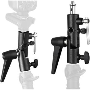 H Type Flash Bracket with Hot Shoe Mount and Tilt Adjustment in Kuwait