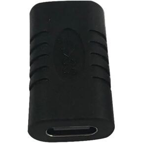 TOYANDONA USB-c Female to Female Adapter USB 3.1 Type-c Black in Saudi Arabia
