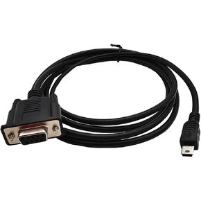 1.8m USB2.0 Male to RS232 DB9 9 Pin Female Adapter Entension Leads Cable Connector DB9 9pin to USB 5pin USB Port in Saudi Arabia