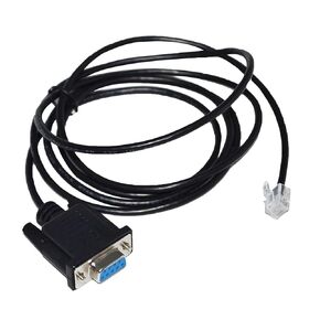 RS232 DB9 D-SUB 9PIN to RJ11 RJ12 6P4C Adapter Upgrade Cable for PC to Hand Controller KABLE(3metres) in Kuwait