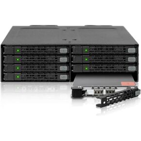 Icy Dock ToughArmor MB998SP-B 8 x 2.5" SATA 7 mm Gbps HDD/SSD Mobile Rack/Cage in 1 x 5.25" Bay [parallel import goods] in Saudi Arabia